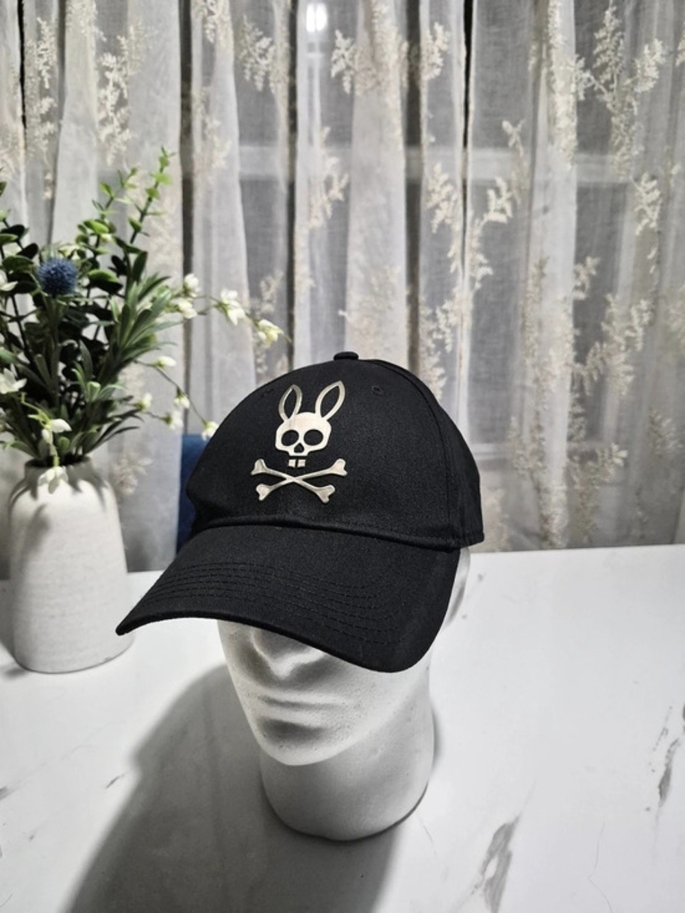 Psycho Bunny Classic Baseball Cap Black